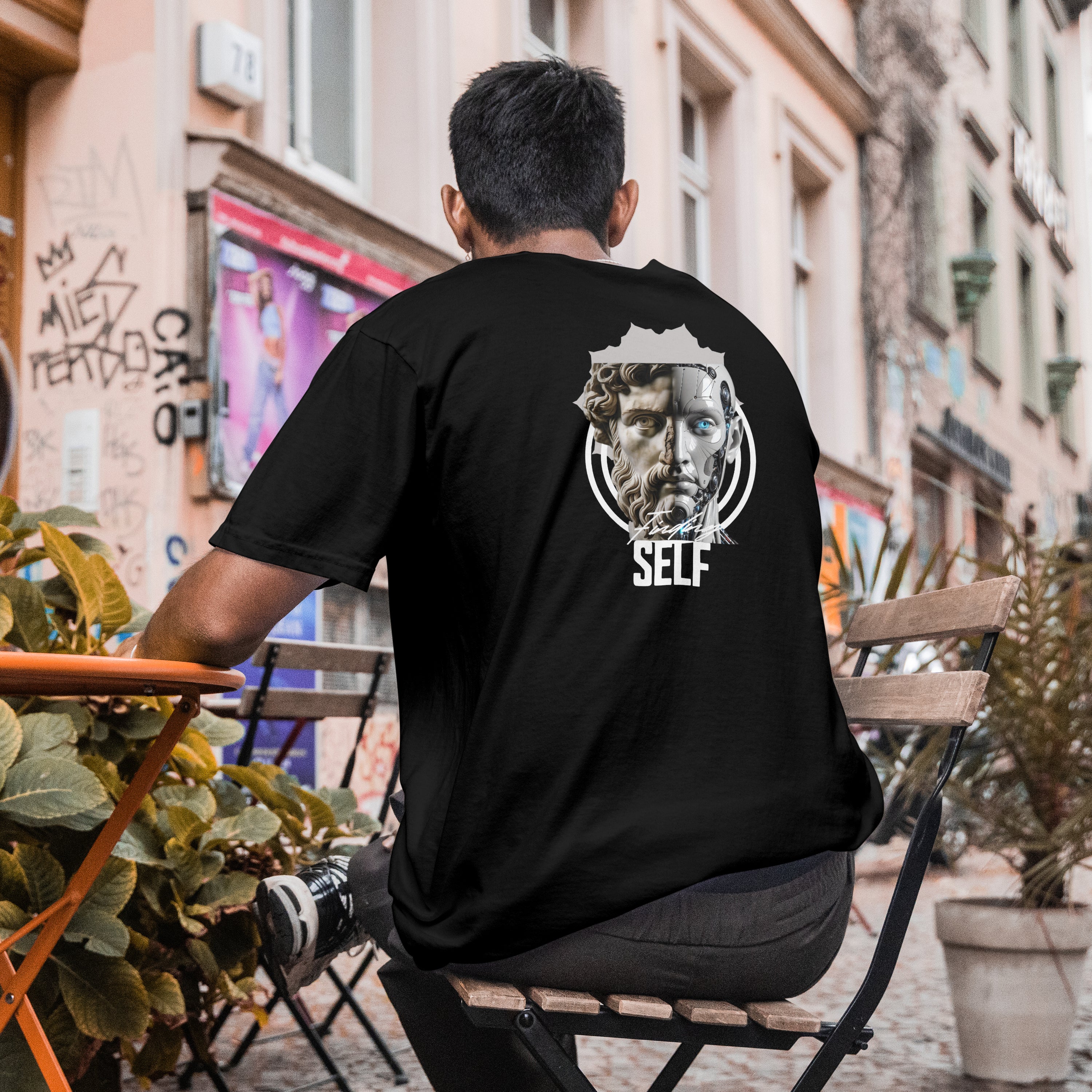 Expressing Your Thoughts- Finding Self Unisex Oversized Classic T-Shirt