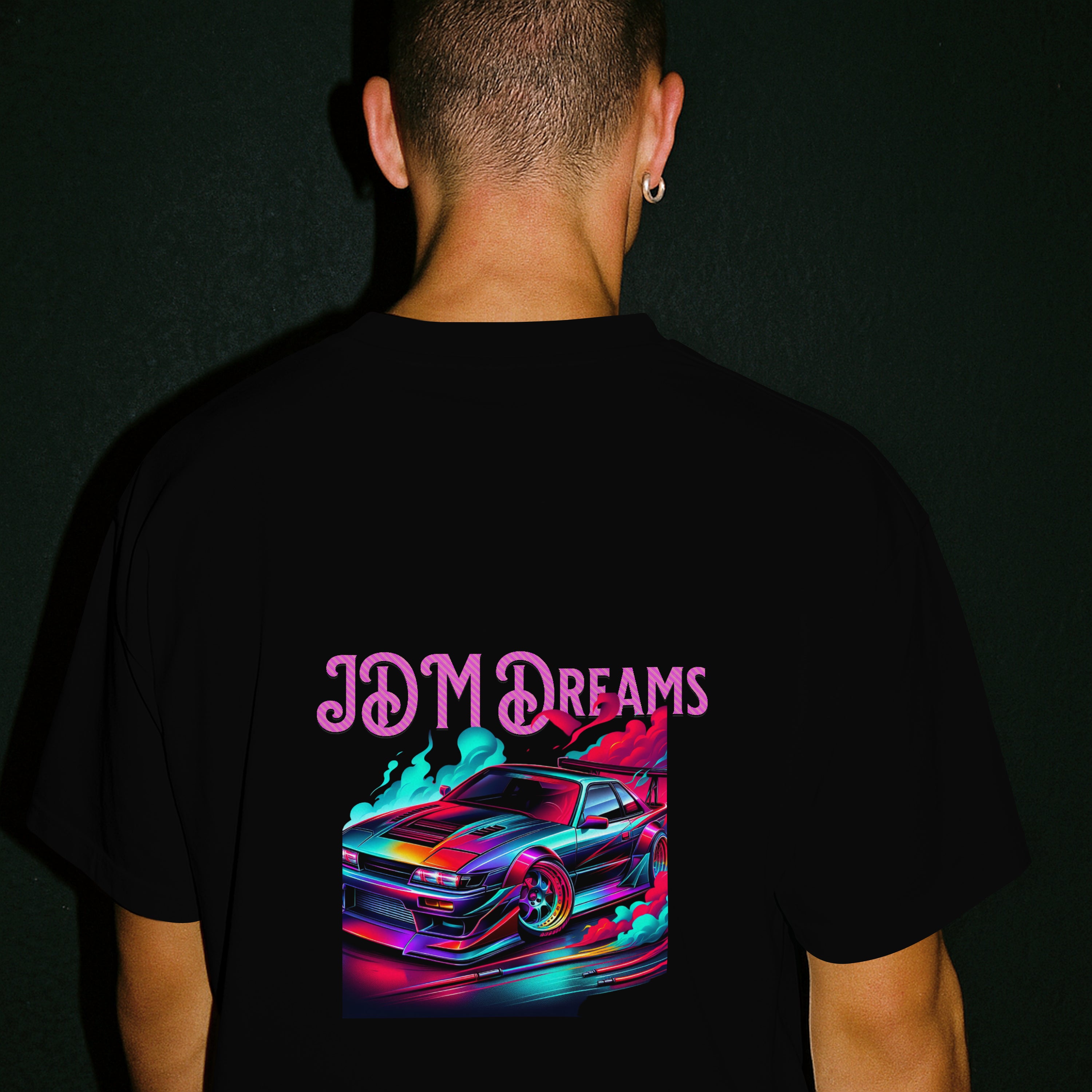 "JDM Dreams" Retro Car Culture T-Shirt | Synthwave Graphic Tee