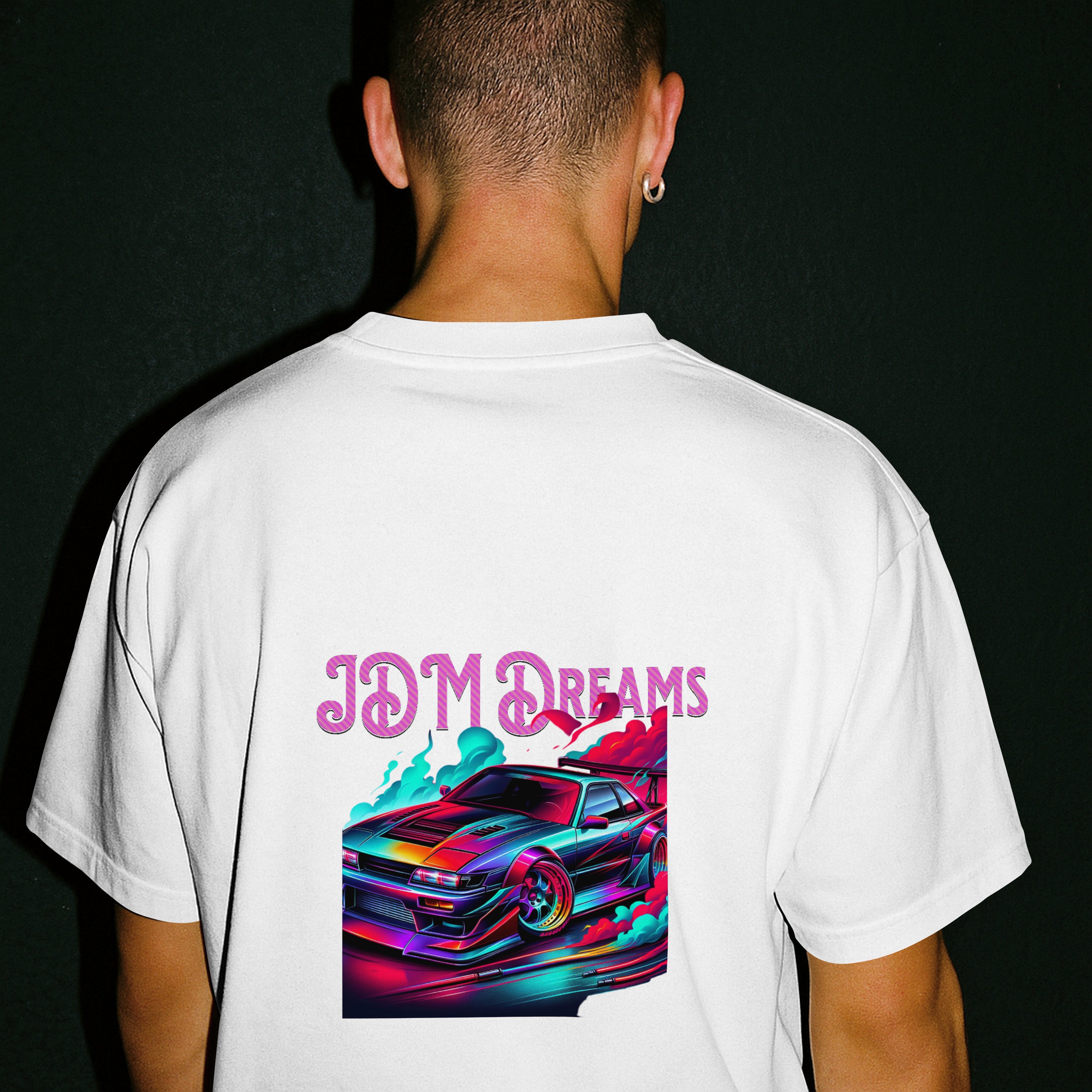 "JDM Dreams" Retro Car Culture T-Shirt | Synthwave Graphic Tee