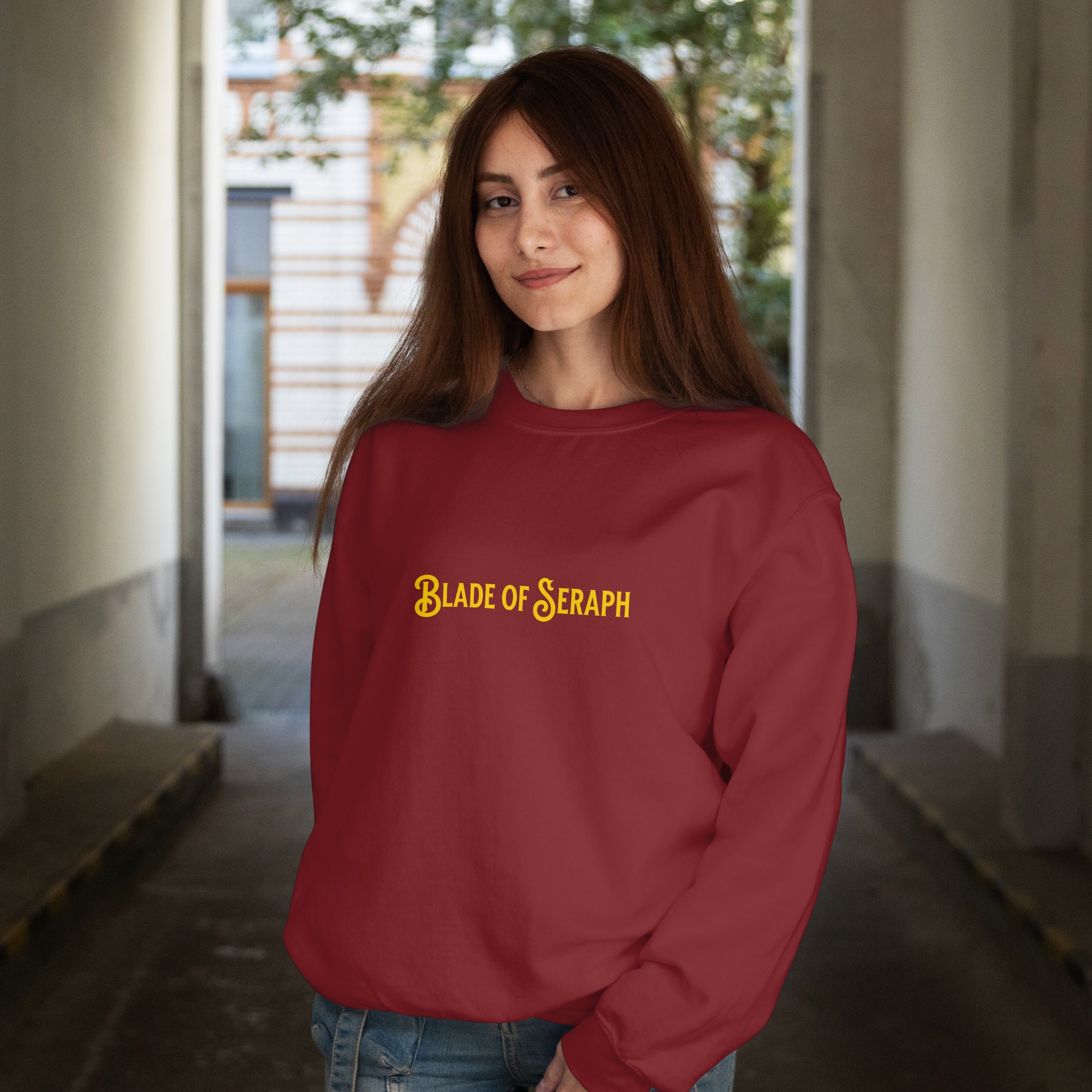 Blade of the Seraph – Unisex Oversized Sweatshirt