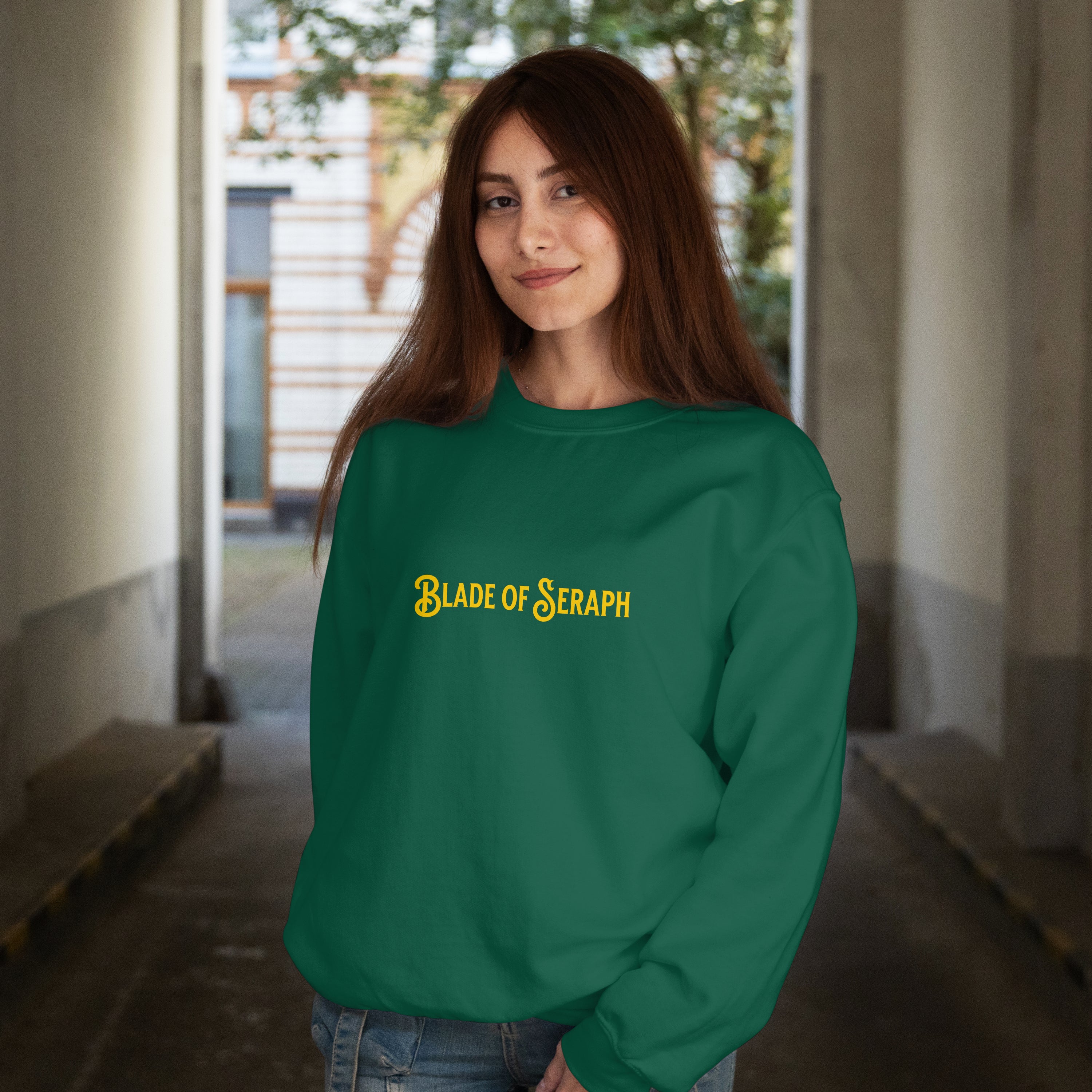 Blade of the Seraph – Unisex Oversized Sweatshirt