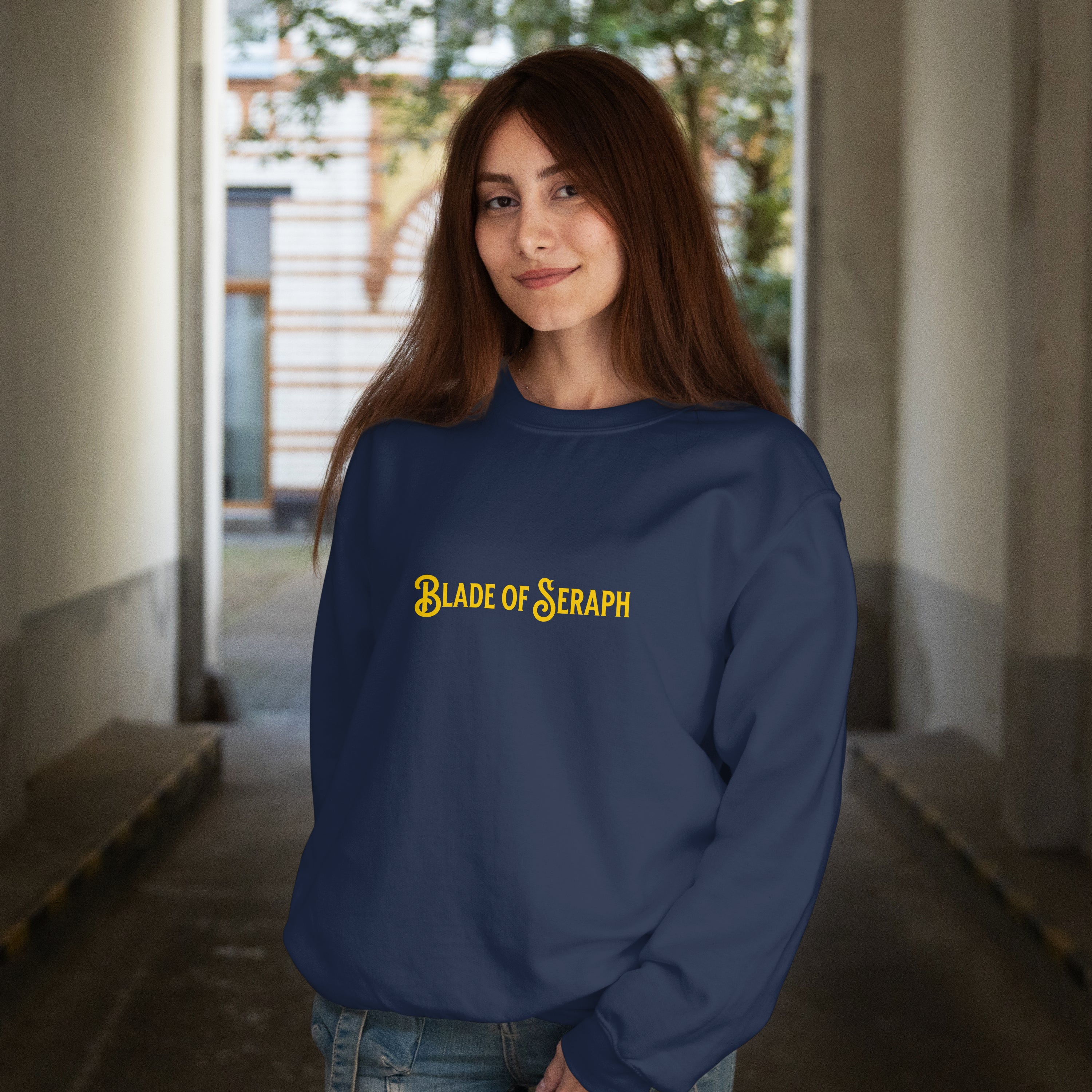 Blade of the Seraph – Unisex Oversized Sweatshirt