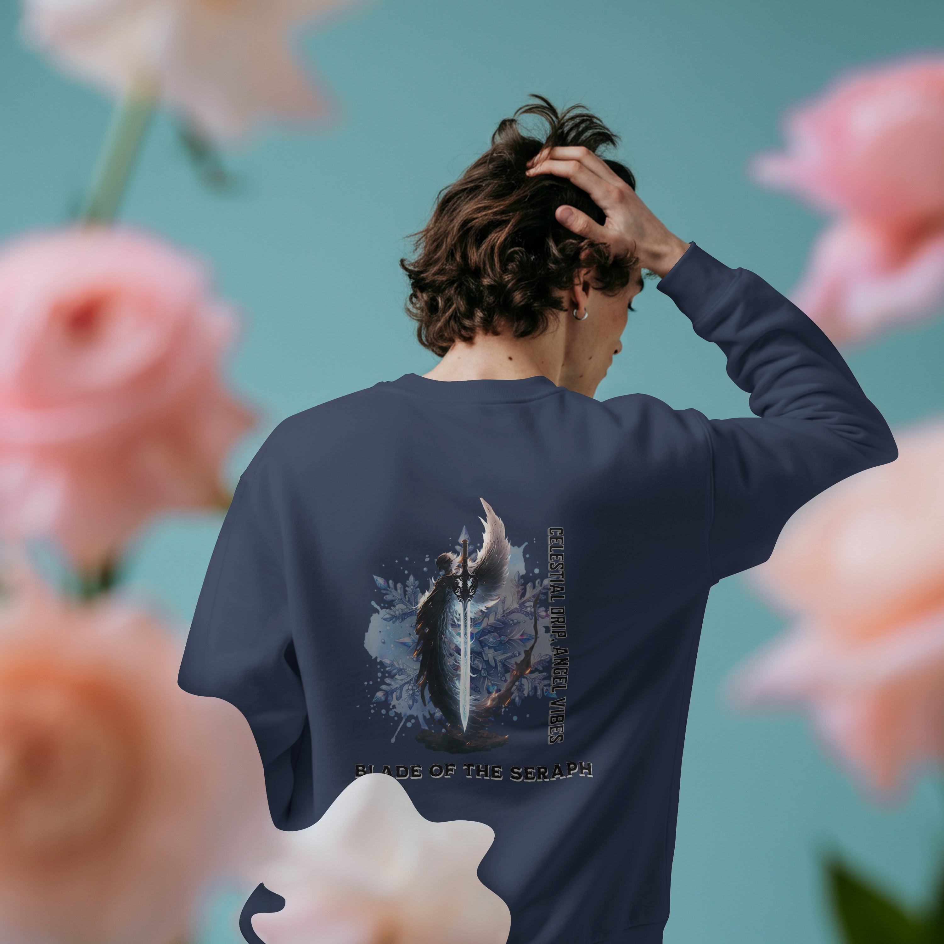 Blade of the Seraph – Unisex Oversized Sweatshirt