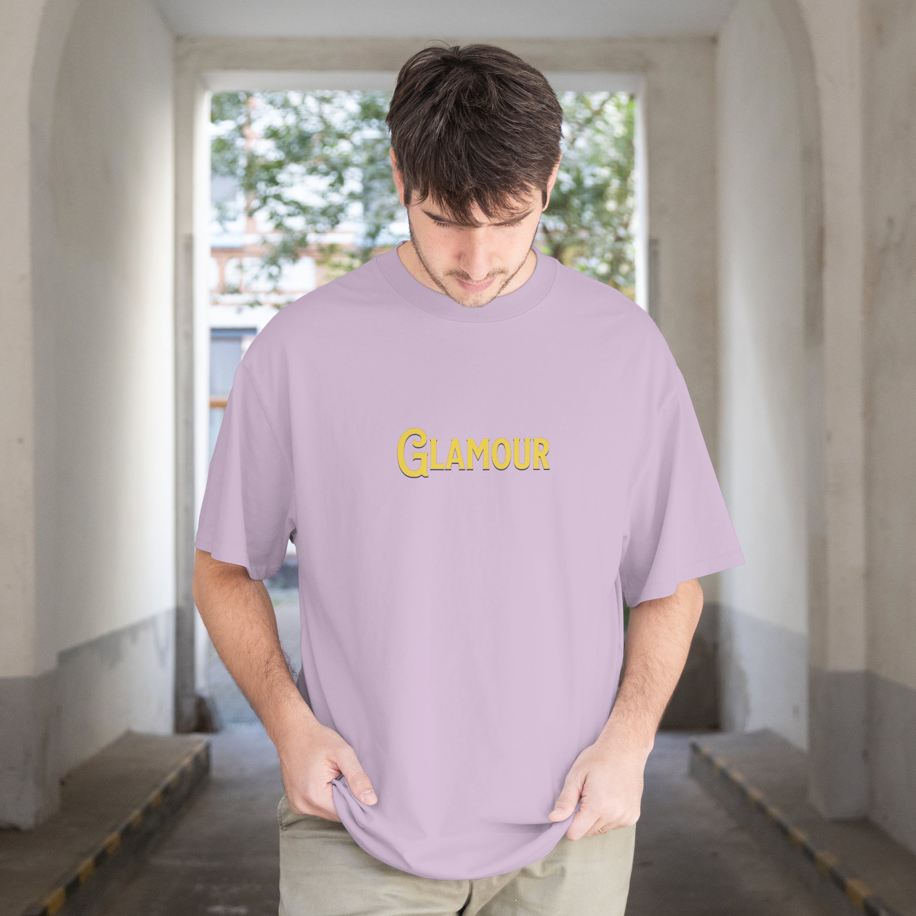 "Glamour to the Grave" Oversized Skull T-Shirt | Edgy Streetwear Tee | 100% cotton (180 GSM)
