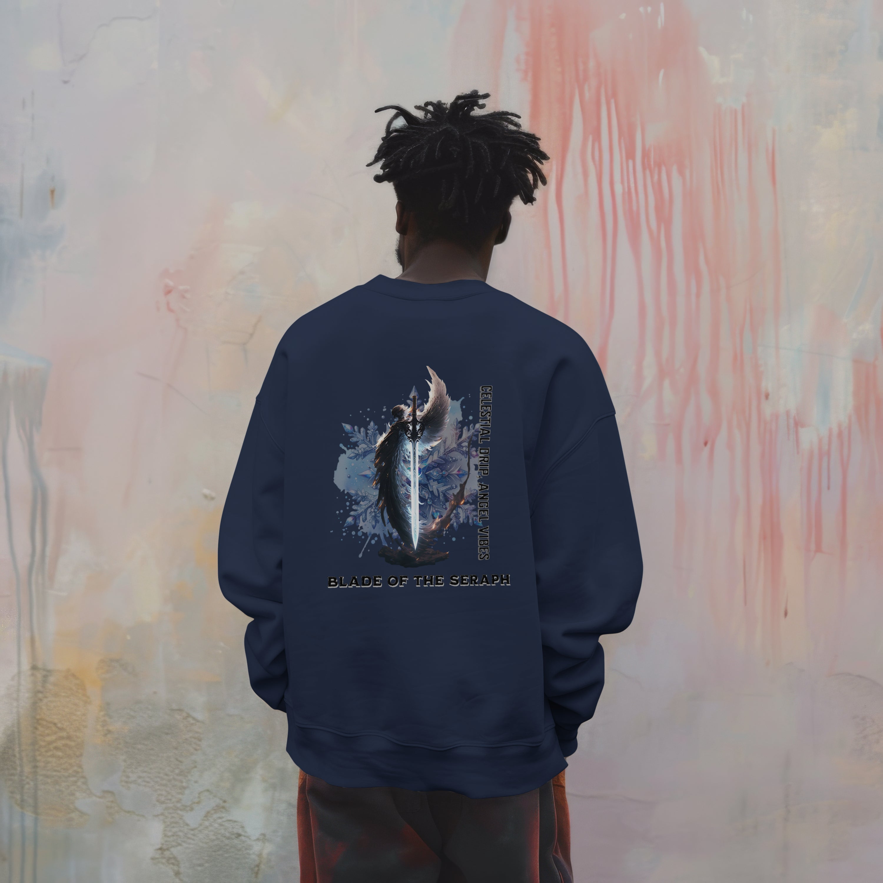 Blade of the Seraph – Unisex Oversized Sweatshirt