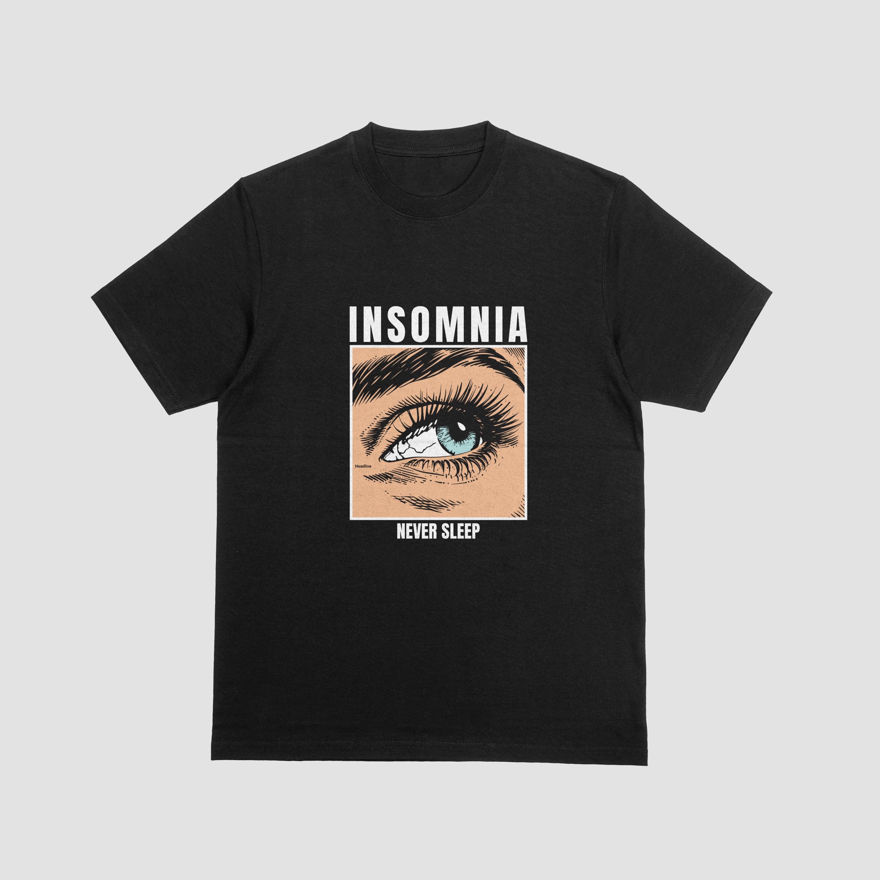 Expressing Your Thoughts- INSOMNIA Unisex Oversized T-Shirt