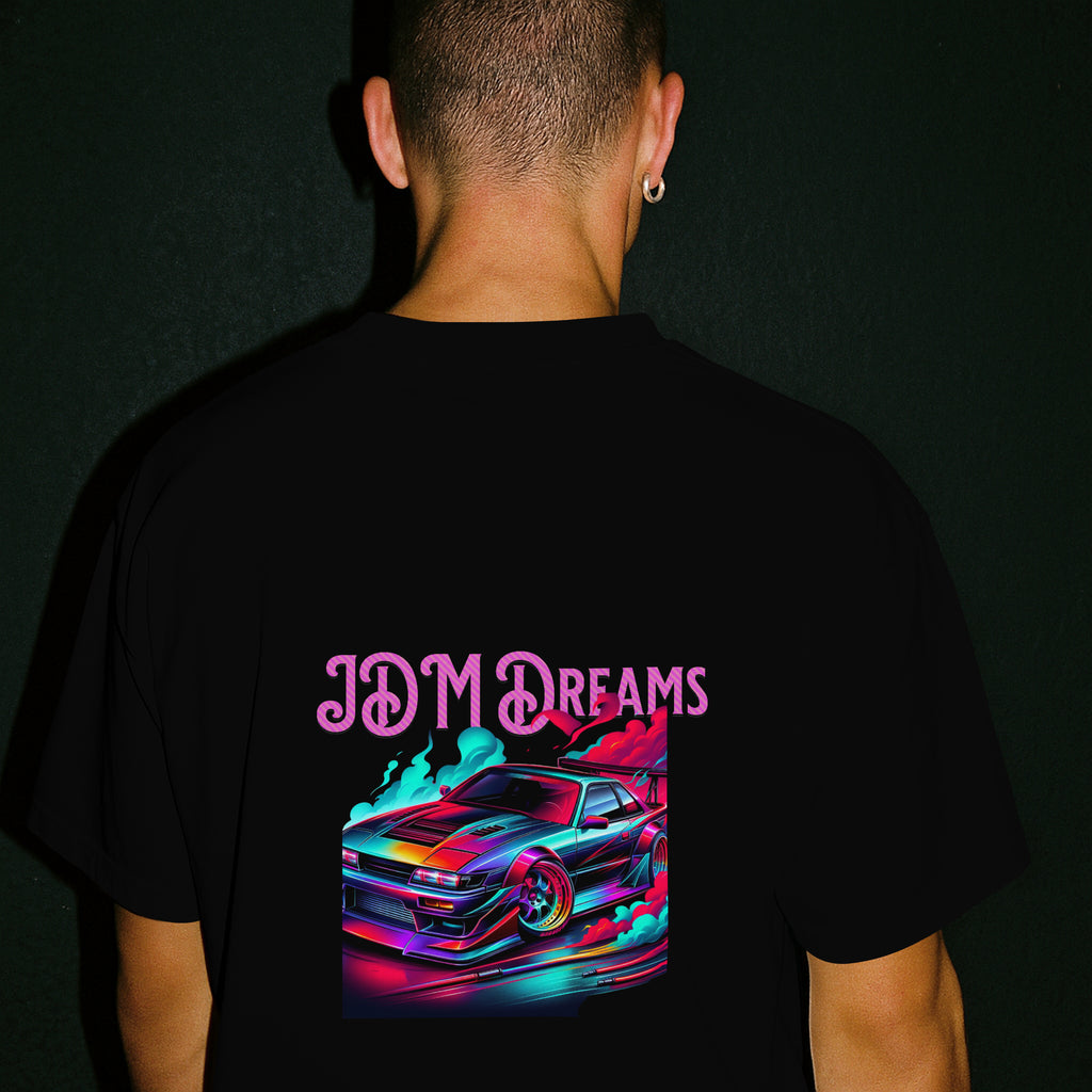"JDM Dreams" Retro Car Culture T-Shirt | Synthwave Graphic Tee