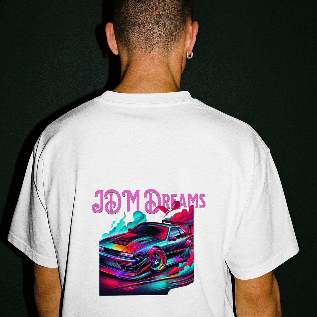 "JDM Dreams" Retro Car Culture T-Shirt | Synthwave Graphic Tee