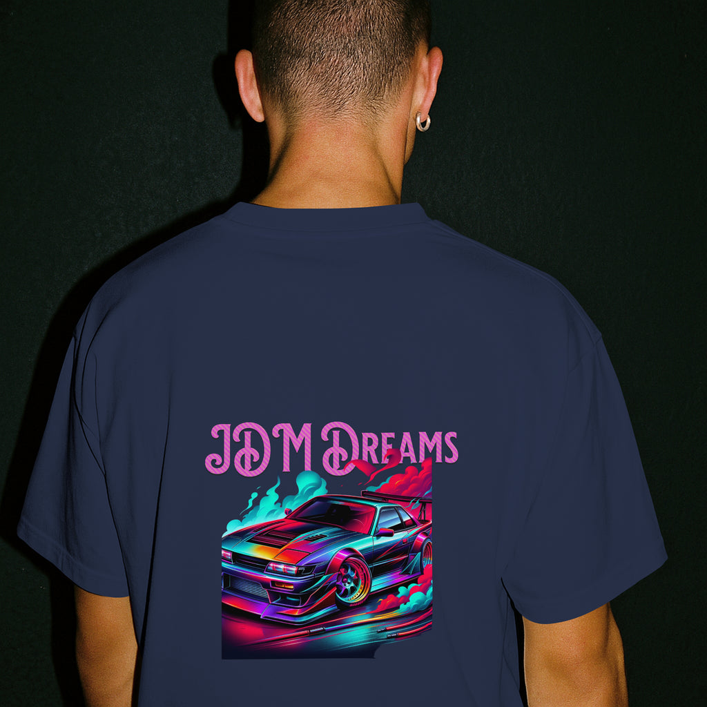 "JDM Dreams" Retro Car Culture T-Shirt | Synthwave Graphic Tee