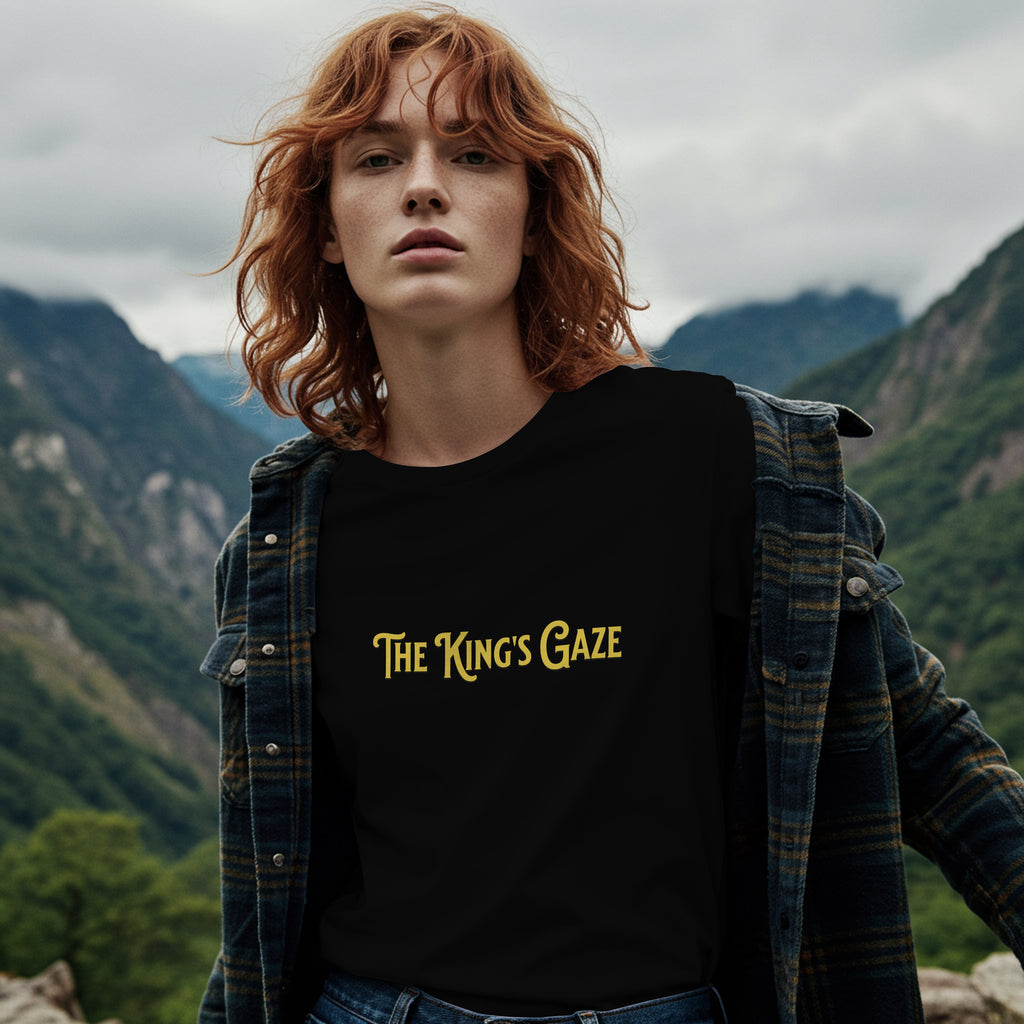 "The King's Gaze" Oversized Lion T-Shirt | 240 GSM Heavyweight Cotton