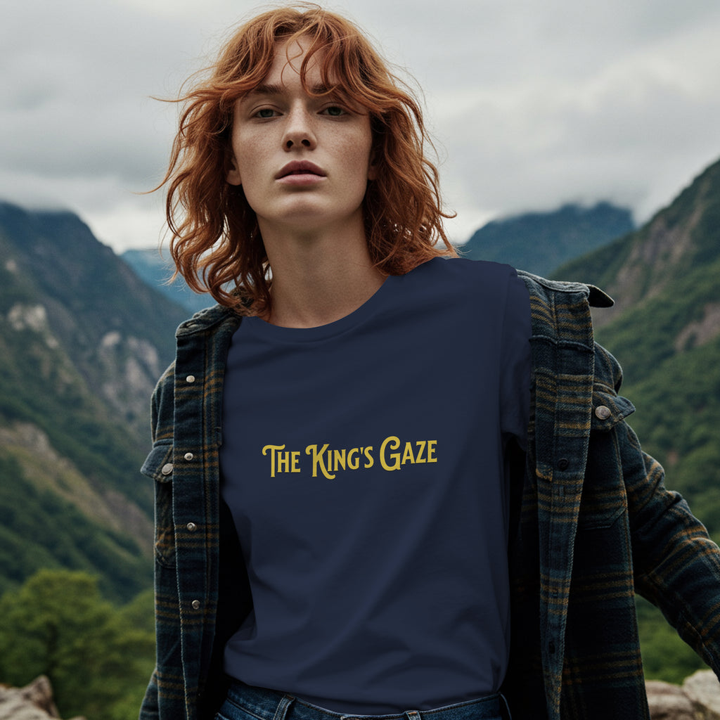 "The King's Gaze" Oversized Lion T-Shirt | 240 GSM Heavyweight Cotton