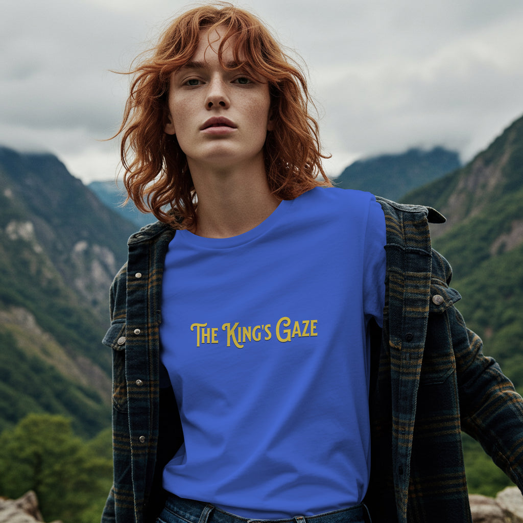 "The King's Gaze" Oversized Lion T-Shirt | 240 GSM Heavyweight Cotton