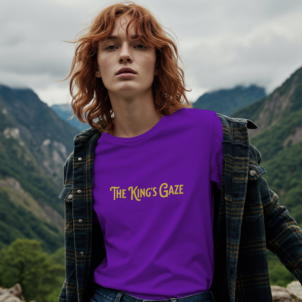 "The King's Gaze" Oversized Lion T-Shirt | 240 GSM Heavyweight Cotton