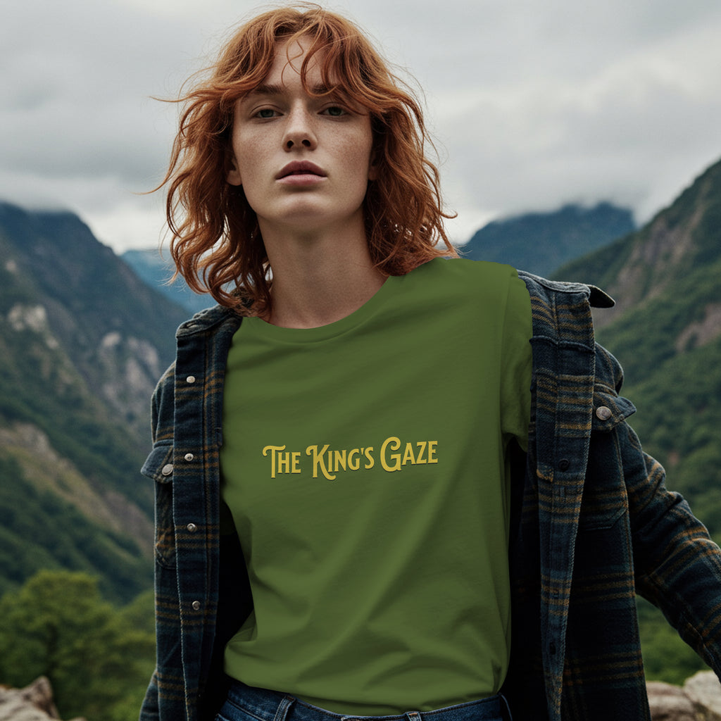 "The King's Gaze" Oversized Lion T-Shirt | 240 GSM Heavyweight Cotton