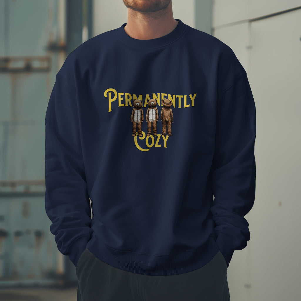 Permanently Cozy Sweatshirt | Unisex Oversized Sweatshirt | 90% Cotton (400 GSM)